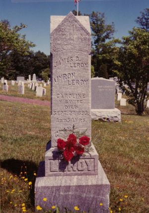 James and Carolyn Leroy gravestone