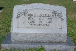 John P McClellan grave