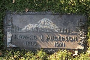Edward Anderson headstone