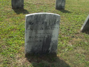 Christian Heim gravestone