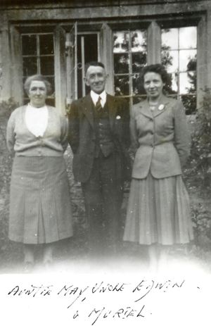 Auntie May, Uncle Edwin & Muriel