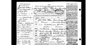Marriage Certificate of John H Hilborn and Susan Donerworth 1920