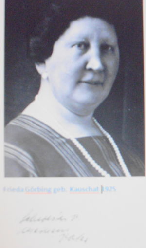 Frieda Görbing born Kauschat