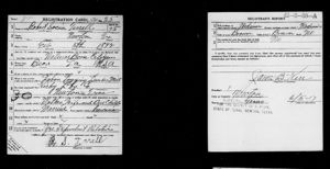 United States World War I Draft Registration Cards