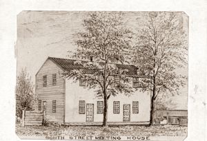 Scipio, Cayuga, New York Quaker Meeting House Built in 1810