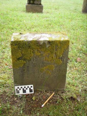 Mary Polly Canedy Lamb headstone