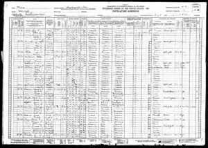 1930 Census in Brooksville, ME for Levi, Esther Ladd and Family