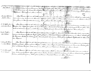 Parish register of St Antoine, River Raisin (From microfilmat Ellis Library, Monroe, Michigan.
