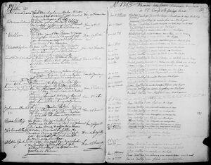 Cape Town. Baptism Records 1743–1756