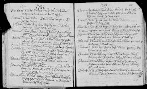 Alletta Vorster baptismal record. April 5, 1722
