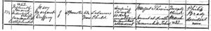 Death Certificate - Mary Margaret Dufficy