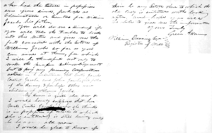 Green Adams’ Letter on Curtis Jacobs’ Estate
