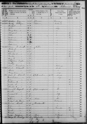Wiswall Family on the Troy New York 1850 Census