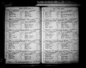 Marriage Record: Christopher Cassidy & Louise Rowe, June 15, 1909