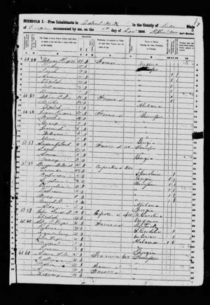 1850 Census JAMES