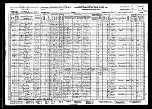 William Halls Census 1930 Florida with Hattie