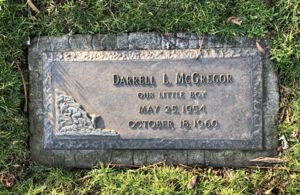 Darrell McGregor tombstone