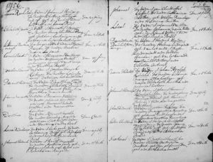 Baptism Johannes Hendricus Redelijkhúijsen 25 Jul 1756