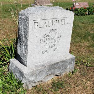 Blackwell family headstone