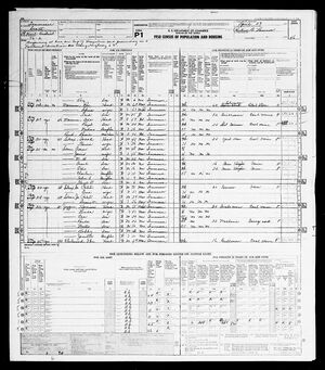 1950 census for Harrison Jeffers and Linda Jeffers