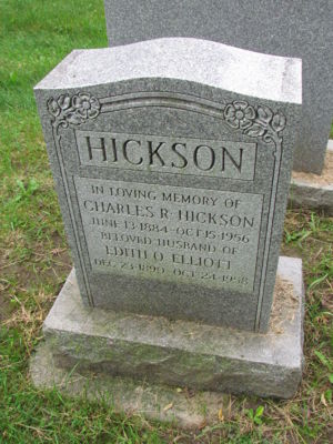 Charles and Edith Hickson Grave