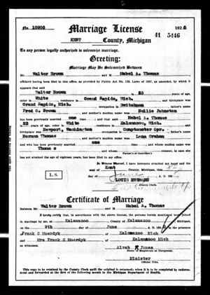 Marriage Record #2