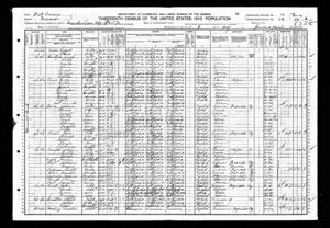 John and Sarah Ward Smith in 1910 Census