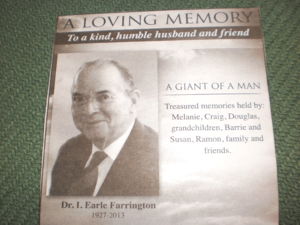 Dr. Ira Earle Farrington
