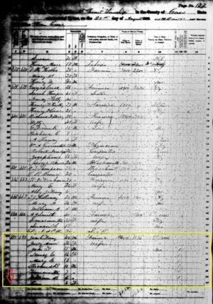 Jake & Julia Ann Keeney Pg1 + Holloway + Kincaid 1860 Census