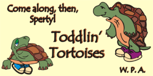 Toddlin' Tortoises — Hertyl and Spertyl