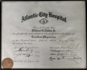 Medical residency certificate 1