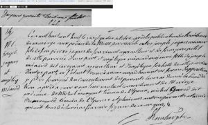 Marriage of Joseph Jaques and Angelique Menard
