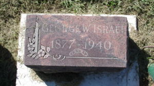 George Israel Headstone