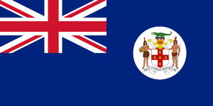 Jamaican colonial flag (1655-1962)