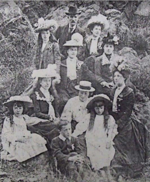 Geercke family portrait circa 1896/1897