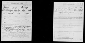 United States World War I Draft Registration Cards: James DuLong