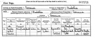 Death Record : Margaret (Dufficy) Shaughnessy (1869 - 1952)