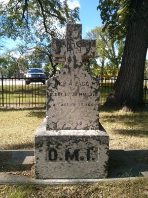 Agapit Page tombstone