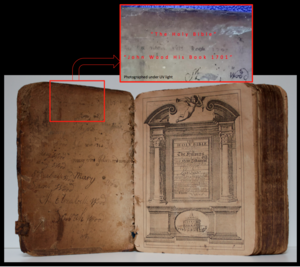 1683 Wood Family Bible