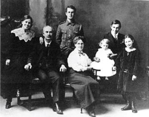 Nora nee Greene Popplewell & her family