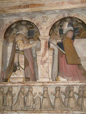 Memorial to Sir Richard Saltonstall and Susanna (Poyntz) Saltonstall