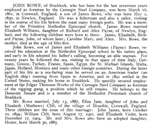 Biography of John Rowe