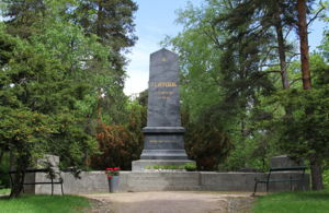 Johan Ludvig Runeberg's grave memorial
