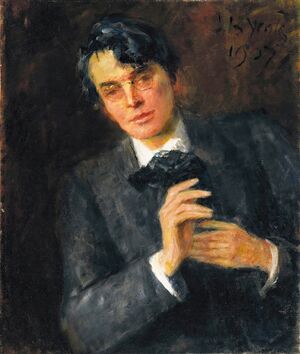 Portrait of William Butler Yeats by John Butler Yeats