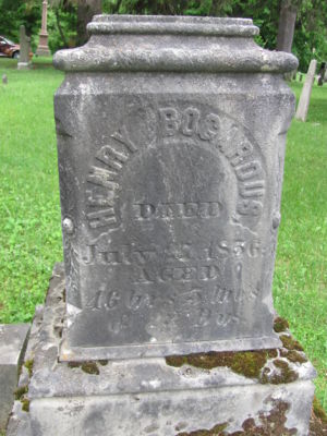 Henry Bogardus headstone 