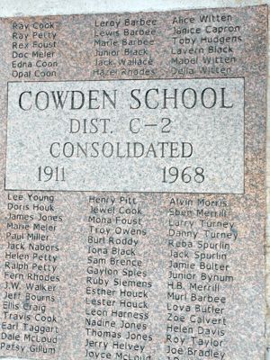 Cowden school students