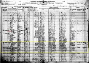 Walton & Trivett Families 1920 Census