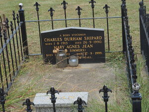 Charles Durham Shipard & Mary Agnes J. (Simmers) Shipard