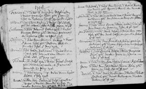 Baptismal record