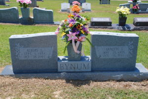Albert L. & Annette S. Bynum - Headstone